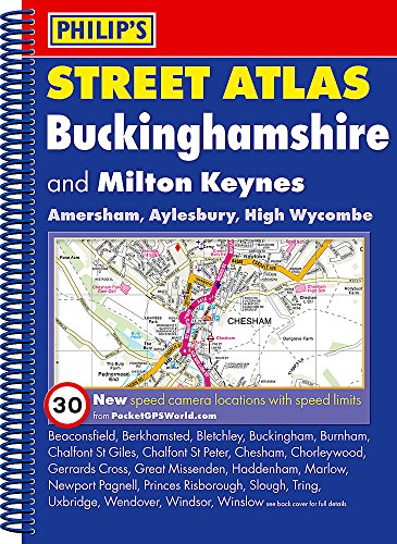 Stock image for Philip's Street Atlas Buckinghamshire and Milton Keynes: Spiral Edition for sale by WorldofBooks