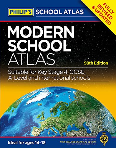 Beispielbild fr Philip's Modern School Atlas: 98th Edition zum Verkauf von WorldofBooks