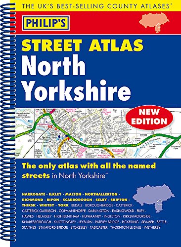 9781849073684: Philip's Street Atlas North Yorkshire: Spiral Edition