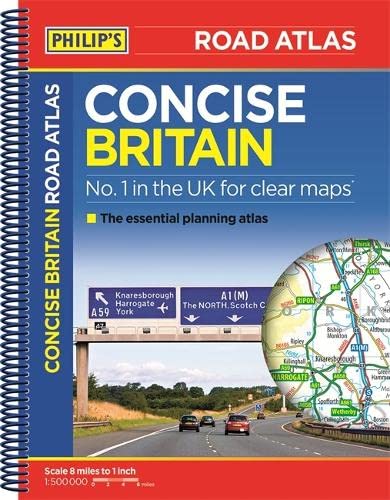 Beispielbild fr Philip's Concise Atlas Britain: Spiral A5 (Philips Road Atlas) zum Verkauf von WorldofBooks