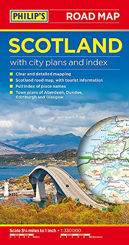 9781849074117: Philip's Scotland Road Map