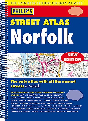 Stock image for Philip's Street Atlas Norfolk for sale by Blackwell's