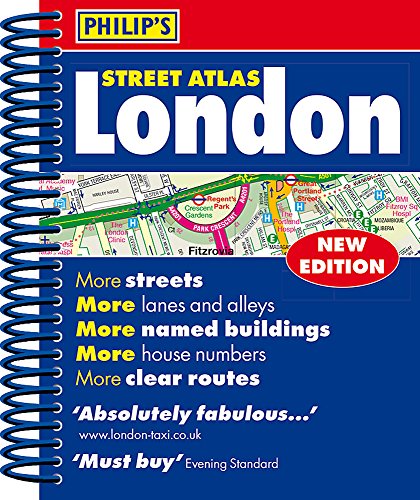 Stock image for Philip's Street Atlas London - new spiral-bound edition: Mini Spiral Edition for sale by WorldofBooks