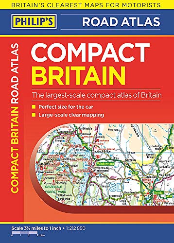Stock image for Philip's Compact Britain Road Atlas: Flexi A5 (Philip's Road Atlases) for sale by WorldofBooks