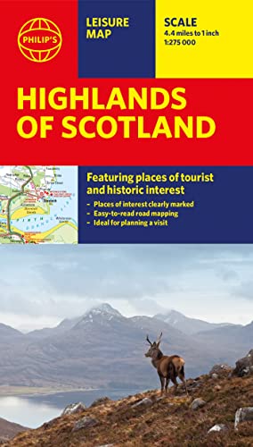 Stock image for Philip's Highlands of Scotland: Leisure and Tourist Map for sale by Blackwell's