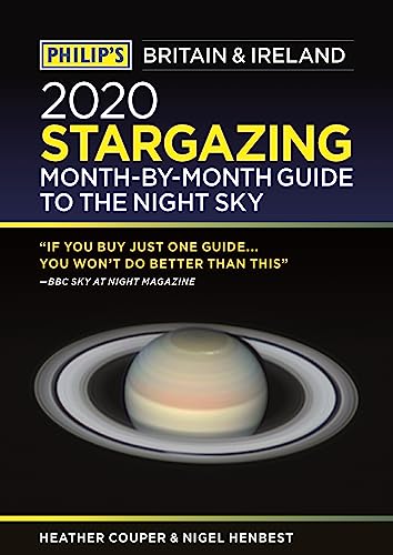 Stock image for Philip's 2020 Stargazing Month-by-Month Guide to the Night Sky Britain & Ireland (Philip's Stargazing) for sale by AwesomeBooks