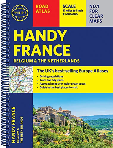 Stock image for Philip's Handy Road Atlas France, Belgium and the Netherlands for sale by Blackwell's