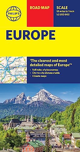 Beispielbild fr Philip's Europe Road Map zum Verkauf von Blackwell's