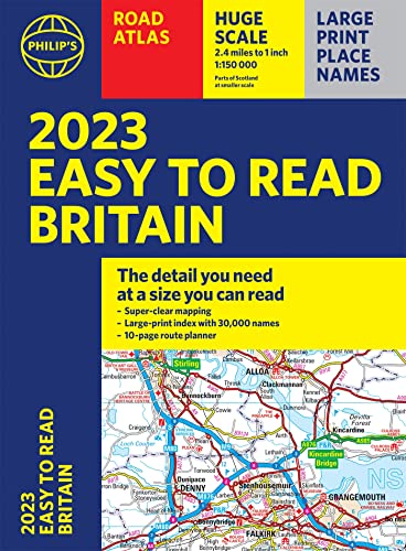 Stock image for PHILIPS BIG EASY TO READ ROAD ATLAS 2023 for sale by Speedyhen