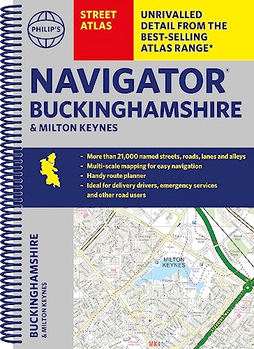Stock image for Philip's Navigator Street Atlas Buckinghamshire And Milton Keynes for sale by GreatBookPrices