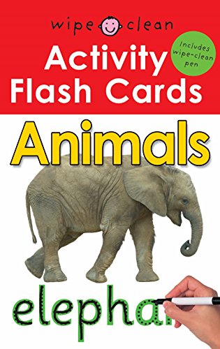 Animals (Activity Flash Cards): Wipe Clean Activity Flashcards (9781849154697) by Roger Priddy