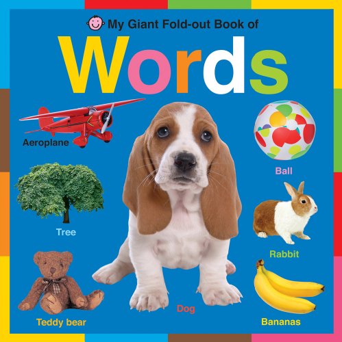 Stock image for My Giant Fold-Out Book of Words for sale by Better World Books Ltd