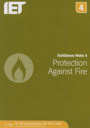Stock image for Guidance Note 4: Protection Against Fire for sale by Better World Books Ltd
