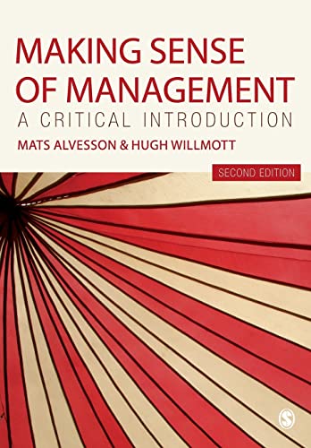 Imagen de archivo de Making Sense of Management : A Critical Introduction a la venta por Better World Books: West