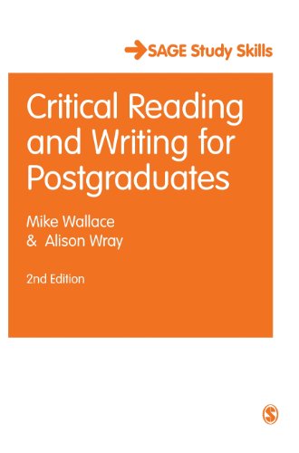 9781849205610: Critical Reading and Writing for Postgraduates