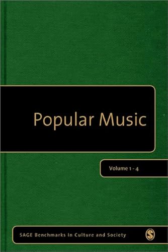 9781849207584: Popular Music (Sage Benchmarks in Culture and Society)