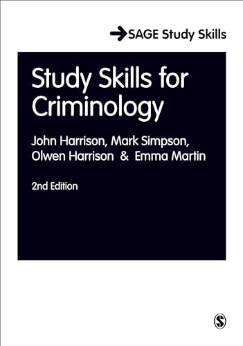 9781849207935: Study Skills for Criminology (SAGE Study Skills Series)