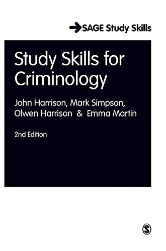 9781849207935: Study Skills for Criminology