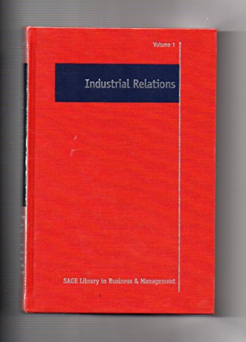 Stock image for INDUSTRIAL RELATIONS, FOUR VOLUME SET for sale by Basi6 International