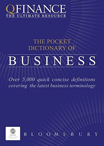 9781849300131: QFINANCE: The Pocket Dictionary of Business (QFINANCE: The Ultimate Resource (Paperback))