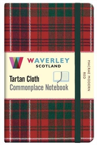 Stock image for Macrae Modern Red: Waverley Genuine Tartan Cloth Pocket Commonplace Notebook (9cm x 14cm) (Waverley Scotland Commonplace Notebooks) for sale by Revaluation Books