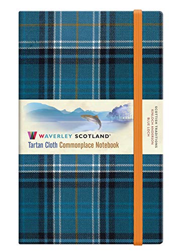 Beispielbild fr Blue Loch Waverley Tartan Notebook/Journal: Large: 21 x 13cm (Waverley Scotland Tartan Cloth Commonplace Notebook/Journal) zum Verkauf von Monster Bookshop