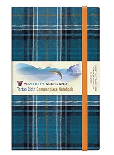 Stock image for Blue Loch Waverley Tartan Notebook/Journal: Large: 21 x 13cm (Waverley Scotland Tartan Cloth Commonplace Notebook/Journal) for sale by Monster Bookshop