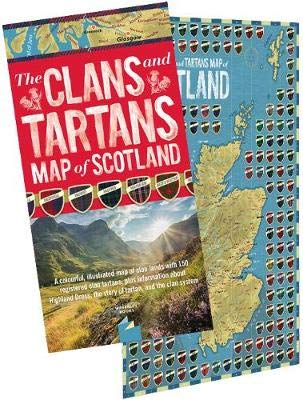 Stock image for The Clans and Tartans Map of Scotland for sale by Blackwell's