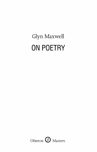 9781849430852: On Poetry: 1 (Oberon Masters Series)