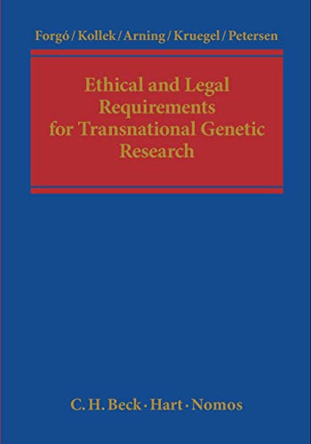 Stock image for Ethical And Legal Requirements For Transnational Genetic Research for sale by Basi6 International