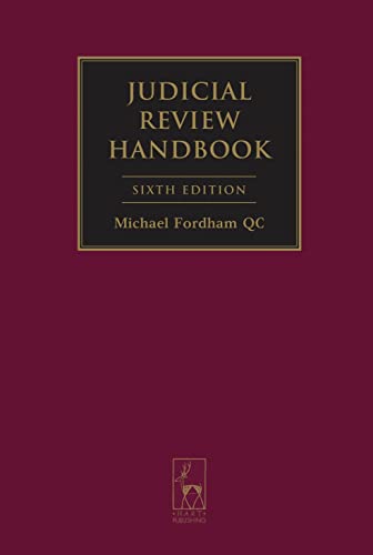 Judicial Review Handbook (9781849461597) by Fordham, The Hon Sir The Hon Sir Michael