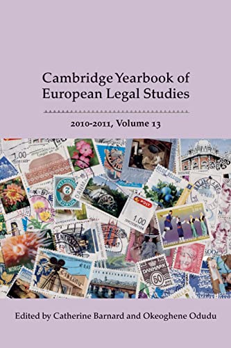 Imagen de archivo de Cambridge Yearbook of European Legal Studies: Volume 13, 2010-2011 a la venta por Mispah books