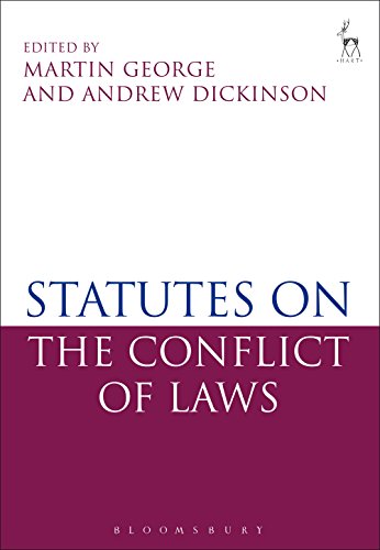 Beispielbild fr Statutes on the Conflict of Laws zum Verkauf von WorldofBooks
