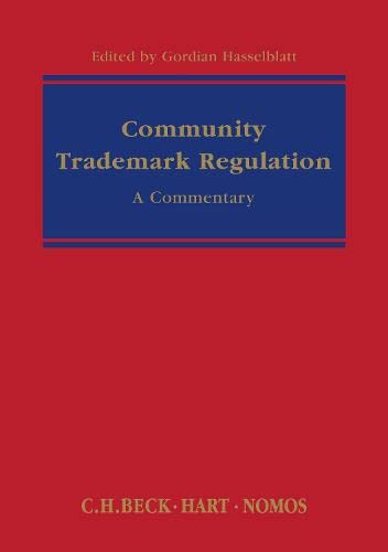 9781849463621: Community Trade Mark Regulation: (EC) No 207/2009, A Commentary