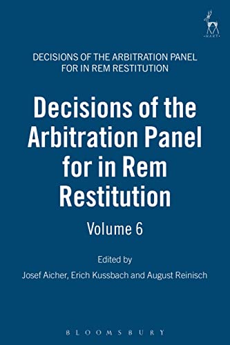 Stock image for Decisions of the Arbitration Panel for In Rem Restitution, Volume 6 for sale by Reuseabook