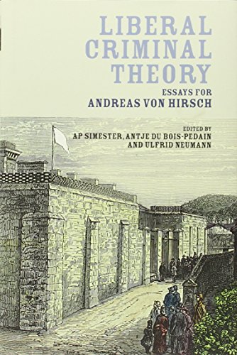 Imagen de archivo de Liberal Criminal Theory: Essays for Andreas von Hirsch a la venta por Buchpark