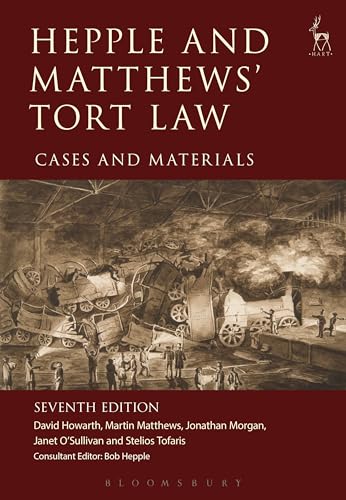 Beispielbild fr Hepple and Matthews' Tort Law: Cases and Materials zum Verkauf von WorldofBooks