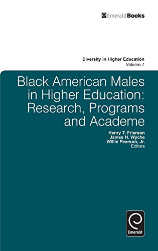 Stock image for Black American Males in Higher Education for sale by Basi6 International