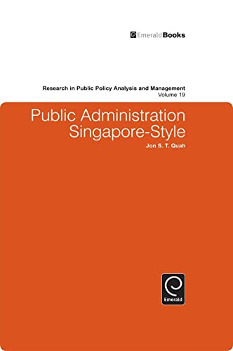 9781849509244: Public Administration Singapore-Style: 19