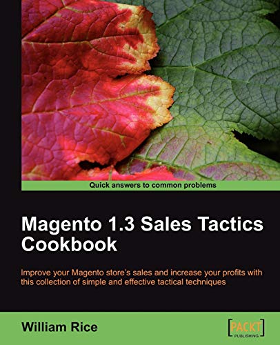 Imagen de archivo de Magento 1.3 Sales Tactics Cookbook a la venta por Chiron Media