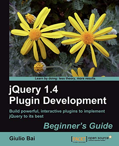 9781849512244: Jquery Plugin Development Beginner's Guide