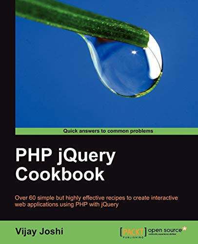 Beispielbild fr PHP jQuery Cookbook zum Verkauf von WorldofBooks