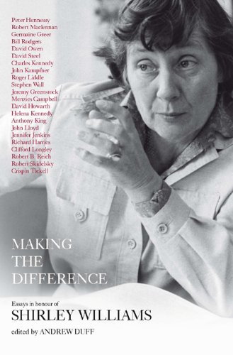 9781849540520: Making the Difference: Essays in Honour of Shirley Williams