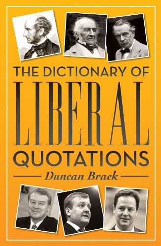 Stock image for Dictionary of Liberal Quotations for sale by Books From California