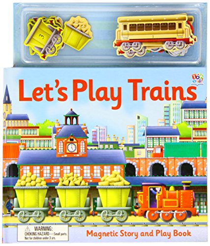 9781849561327: Magnetic Let's Play Trains (Magnetic Books)