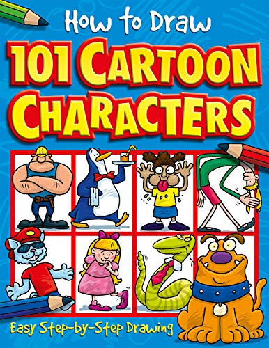Beispielbild fr How to Draw 101 Cartoon Characters zum Verkauf von WorldofBooks