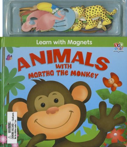 Imagen de archivo de Animals with Martha the Monkey (Learn with Magnets) a la venta por Big River Books