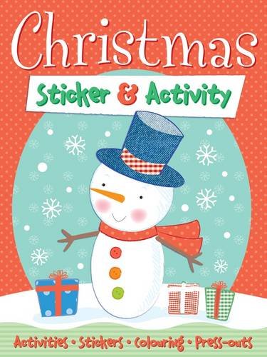 Beispielbild fr CHRISTMAS STICKER & ACTIVITY BOOK: Activities, Stickers, Colouring, Press-outs zum Verkauf von WorldofBooks