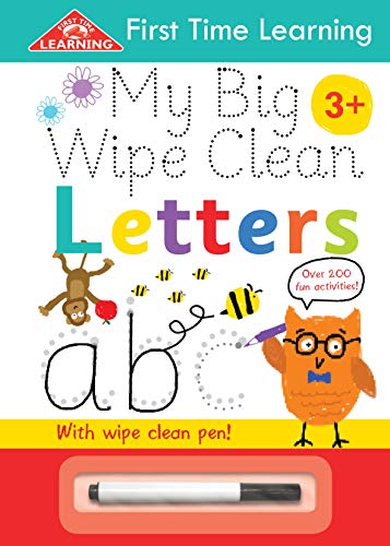 Beispielbild fr First Time Learning Big Wipe Clean- Letters: Spiral Bound zum Verkauf von WorldofBooks