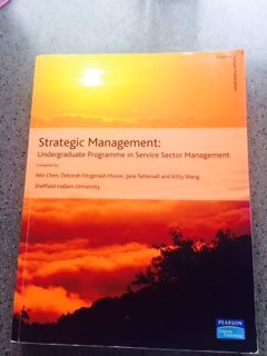 9781849591348: Strategic Management: Undergraduate Programme in Service Sector Management